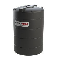 Picture of 3000 litre NON-POTABLE vertical tank D:1400 H:2205mm. Black. 455mm lid. 2" BSPM