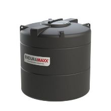 Picture of 1250 litre NON-POTABLE vertical tank D:1200 H:1245mm. Black. 455mm lid. 1½" BSPM