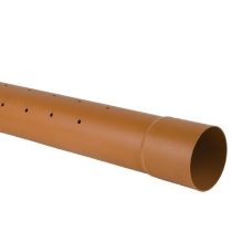 Picture of 110mm Brown Sewer Pipe -  6 metre length Single Socket