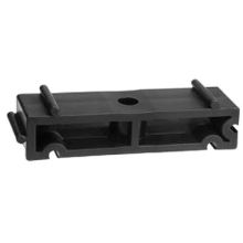 Picture of 63mm PP black pipe clamp spacing block