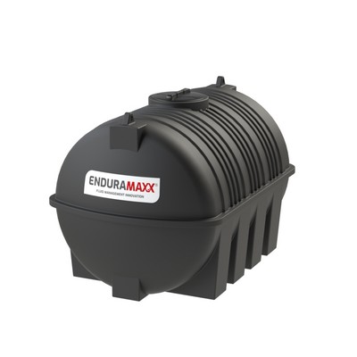 Picture of 3000 litre Static Horizontal Tank L:2240 W:1460 H:1470 Black 2" BSPM. WRAS