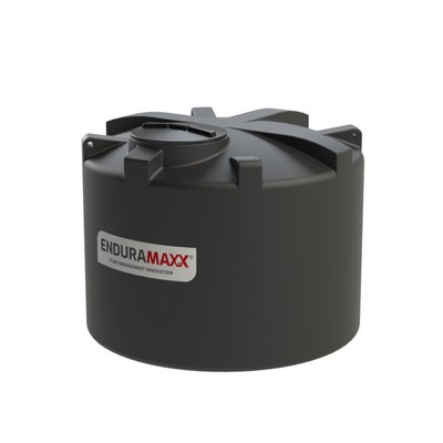 Picture of 3000 litre NON-POT low profile tank D:1900 H:1270mm. Black. 455mm lid. 2" BSPM