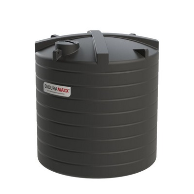 Picture of 30000 litre NON-POTABLE vertical tank D:3450 H:3650mm. Black. 620mm lid. 2" BSPM