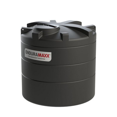 Picture of 4000 litre NON-POTABLE vertical tank D:1900 H:1925mm. Black. 620mm lid. 2" BSPM