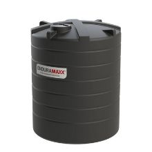 Picture of 20000 litre NON-POTABLE vertical tank D:2850 H:3620mm. Black. 620mm lid. 2" BSPM