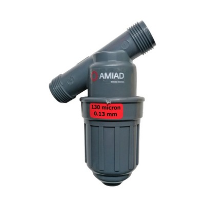 Picture of Amiad 1" Tagline Filter c/w 130 micron/120 mesh nylon element. 7m³/hr. 8 bar