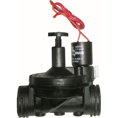 Picture of Bermad 200 Series 1" BSPF solenoid globe valve with flow stem 24V AC Coil