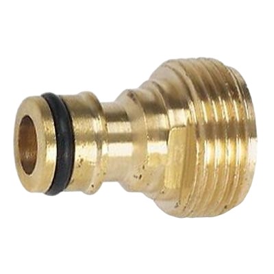 Picture of Male Brass Garden quick connector to ½" male BSP thread - Hozelock compatible