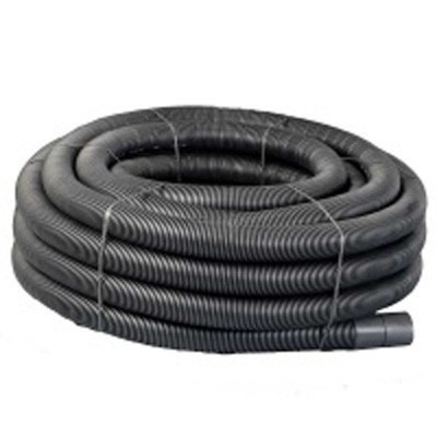 Picture of 137/160mm OD Black FlexiTwin ducting with coupler & drawcord - 25m coil