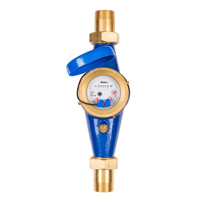 Picture of Hunter HC 2" Hydrawise Flow Meter with Pulse Output & union tails