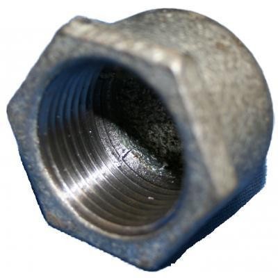 Picture of ½" Fig 185 galv iron Cap to BS143/BS1256