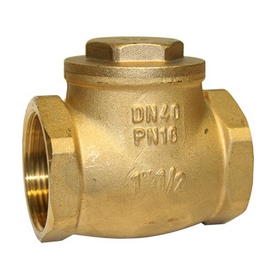 Picture of ½" BSP PN16 brass Swing Check nitrile rubber seated Non-Return Valve