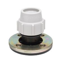 Picture of 110mm x 4" Plasson 7220 compression Flange Adaptor PN 6 with metal backing ring