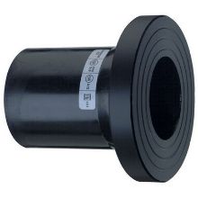 Picture of DN100 x 110mm Plasson EF Long Spigot Stub Flange Adaptor - SDR11 PE100 black