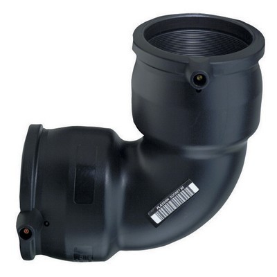 Picture of 160mm Plasson EF 90° Elbow - PE100 black