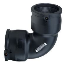 Picture of 110mm Plasson EF 90° Elbow - PE100 black