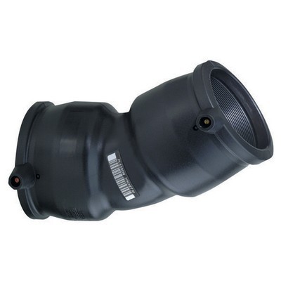 Picture of 160mm Plasson EF 22½° Elbow - PE100 black