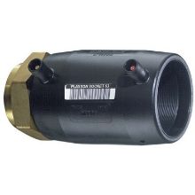 Picture of 25mm x ¾" Plasson EF to Brass Female BSPT Transition Coupler - PE100 black