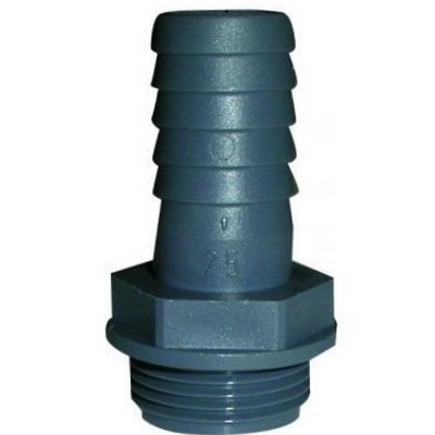 Picture of Poly Hosetail 1 " male BSP thread to 1¼" hosetail - 6 Bar rated.