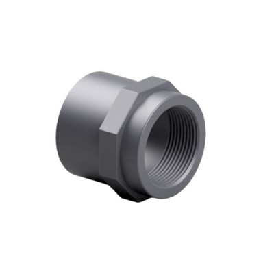 Picture of 4" PVC socket plain/threaded female BSP