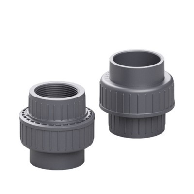 Picture of ¾" PVC Union plain/threaded female BSP