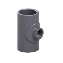 Picture of 40mm - 32mm PVC Reducing Tee plain/plain/plain