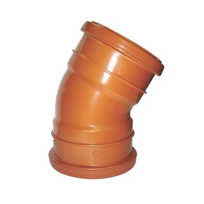 Picture of 110mm Sewer Pipe 30 Degree Elbow Double Socket