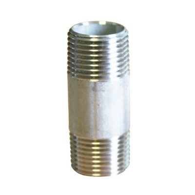 Picture of 1¼" BSP 316 Stainless Steel Barrel Nipple 80mm long