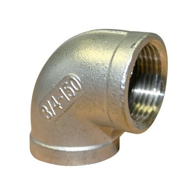 Picture of 3" BSP 150lb 316 Stainless Steel Female Elbow 90°