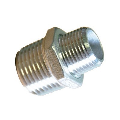 Picture of 1½" x 1¼" BSP 150lb 316 Stainless Steel Hex Red Nipple