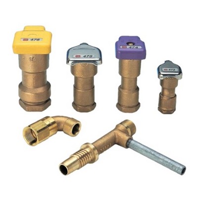 Picture of Toro ¾"  Brass Quick Coupling Valve with Standard Metal Cover. NPT Threads