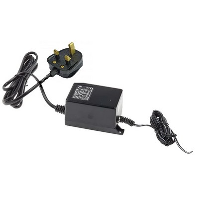 Picture of 240VAC to 24VAC 52 watt Transformer (wall mounted with cable and plug) 1.87 amp.