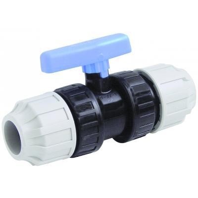 Picture of 20mm Fullflow Isolation Valve with compression fittings. 16 bar max. Not WRAS