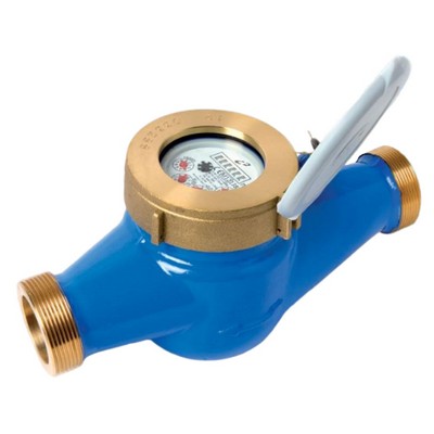 Picture of ¾" GMDM-I Water Meter. Max Flow 5.0m³/h. WRAS MID Approved c/w tails