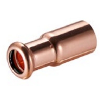 Picture of 66.7 x 28mm Copper M Profile Pressfit Spigot/Socket Reducer. EPDM seal. WRAS