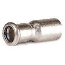 Picture of 108x54mm 316L Stainless Steel Pressfit Spigot/Socket Reducer. EPDM seal. WRAS