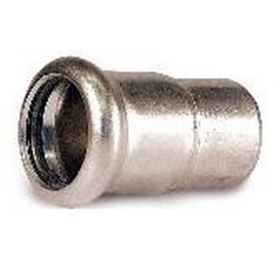 Picture of 54mm 316L Stainless Steel Pressfit End Cap. EPDM seal. WRAS