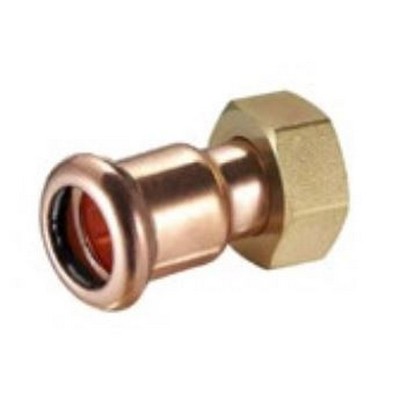 Picture of 22mm x 1" Copper M Profile Pressfit Swivel Tap Female BSPP Adaptor. EPDM seal. W