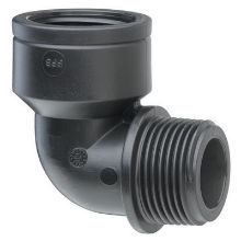 Picture of ½" Plasson 5157 male x female threaded Elbow 90°