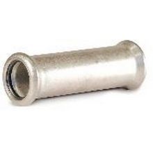 Picture of 108mm 316L Stainless Steel Pressfit Slip Coupling.  EPDM seal. WRAS