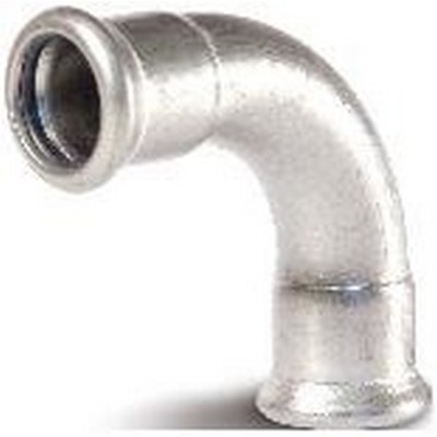 Picture of 88.9mm 316L Stainless Steel Pressfit 90° Female Elbow. EPDM seal. WRAS