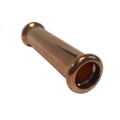 Picture of 22mm Copper M Profile Pressfit Slip Coupling.  EPDM seal. WRAS