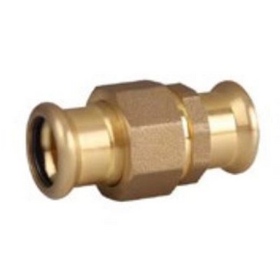 Picture of 54mm Copper M Profile Pressfit Female/Female Union. EPDM seal. WRAS