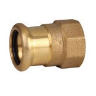 Picture of 28mm x ¾" Copper M Profile Pressfit  Female BSPP Adaptor EPDM Seal. WRAS