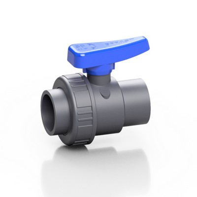 Picture of 1½" PVC Single Union Ball Valve c/w EDPM seals plain/plain