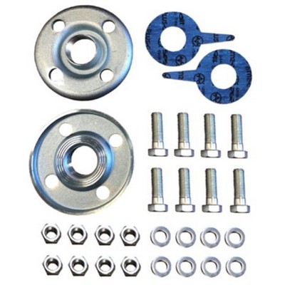 Picture of Lowara DN25/1" PN25 Galv Counter Flange set for 1SV-3SV with 2 x gaskets.