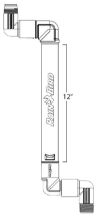 Picture of Rain Bird Triple Swing Joint 1¼" BSP x 1¼" ACME x 12" length extra inlet elbow