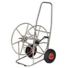Picture of Hose Trolley Stainless Steel with inflatable tyres 100 x ¾"