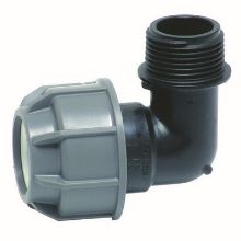 Picture of 20mm x ½" BSP Plasson Agrifit 90° Elbow with Threaded Male Offtake