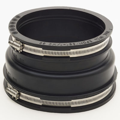 Picture of 110/125mm - 80/95mm Flexible Rubber Pipe Adaptor Coupling. L=120mm